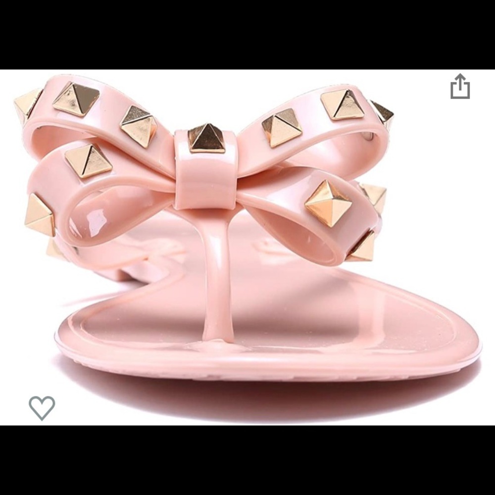 Pink Jelly Flip Flops